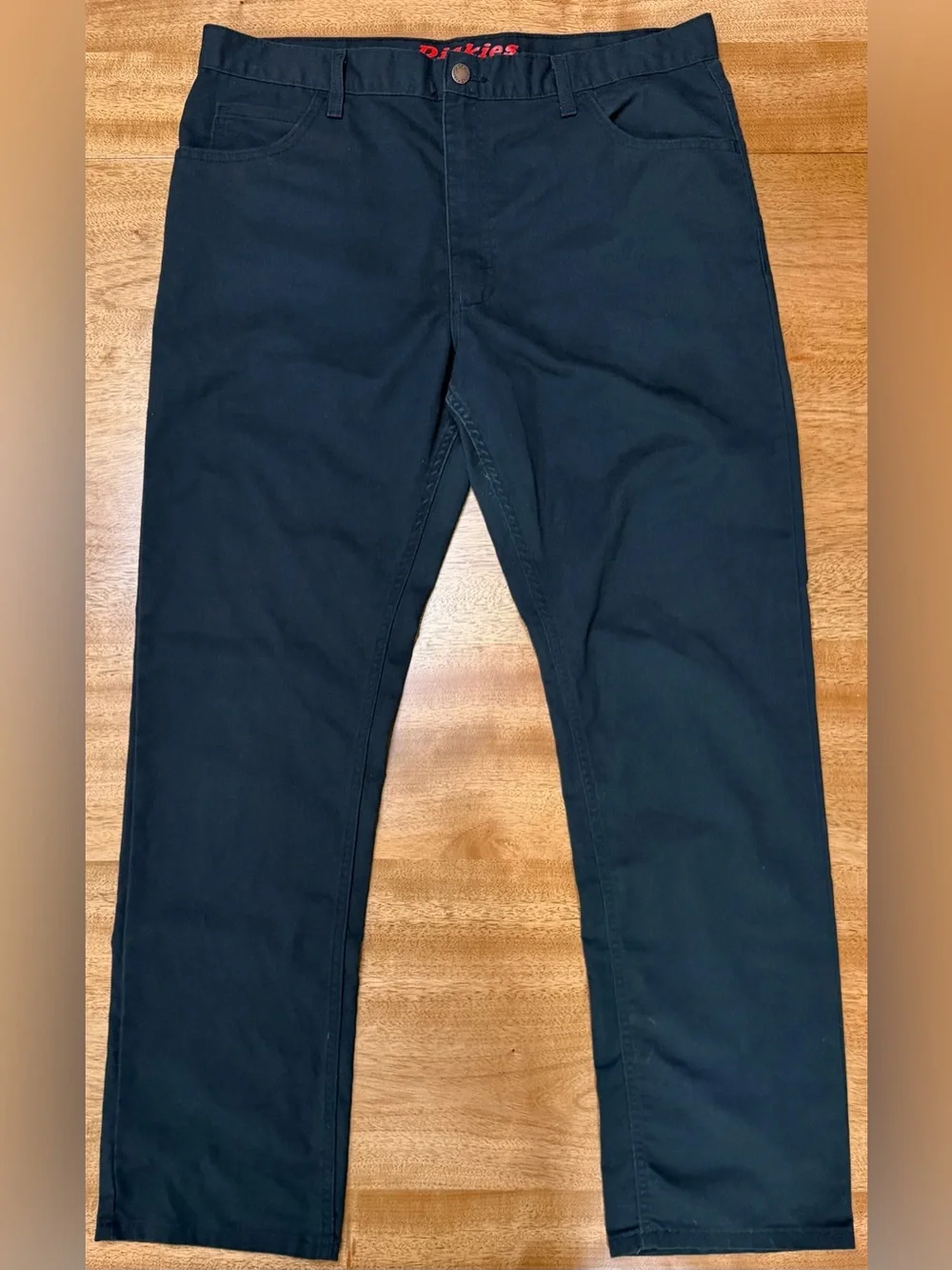 Dickies - Flexible & Durable Men’s Work Pants | All Black | Size 36 x 32